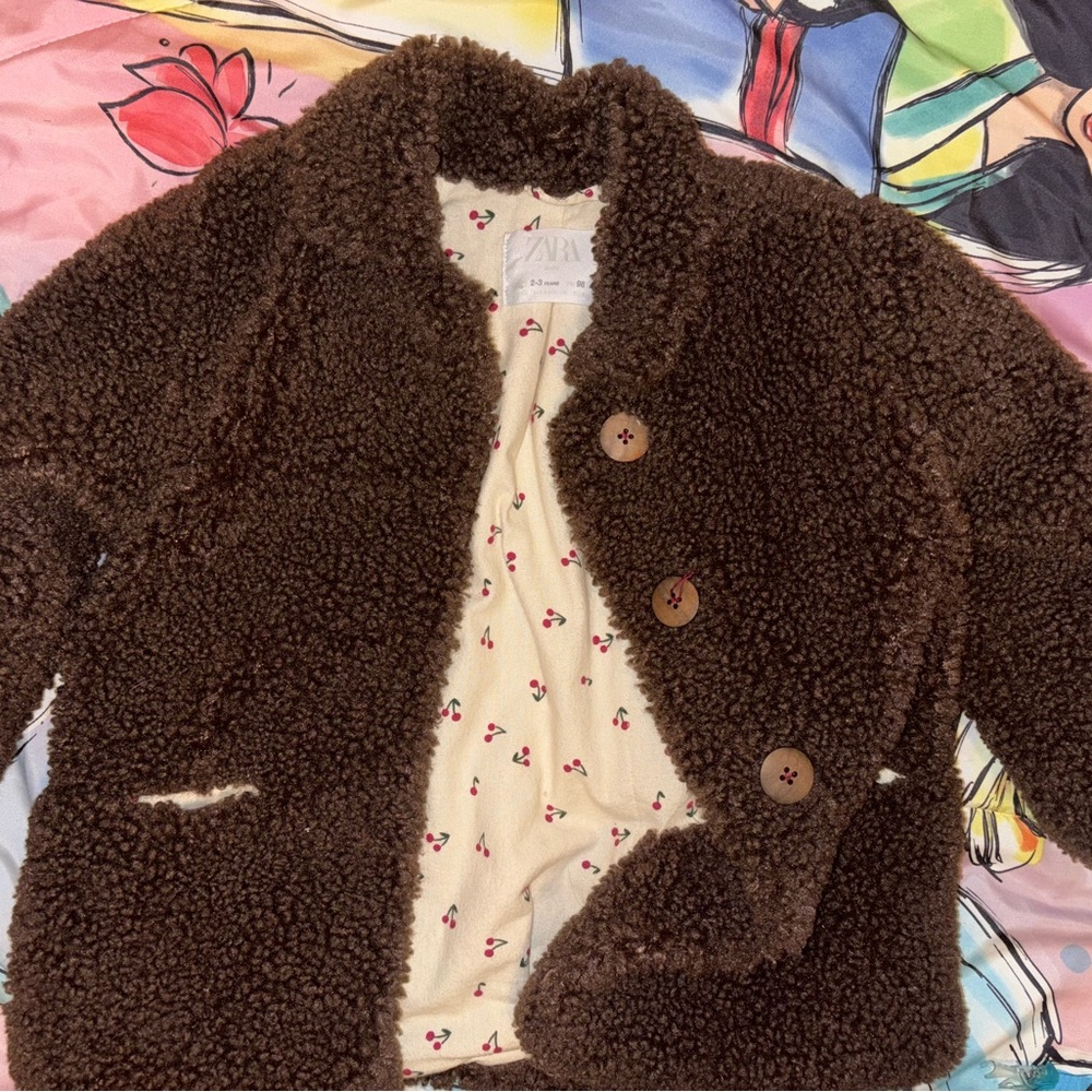 Cozy Brown Kids Jacket
